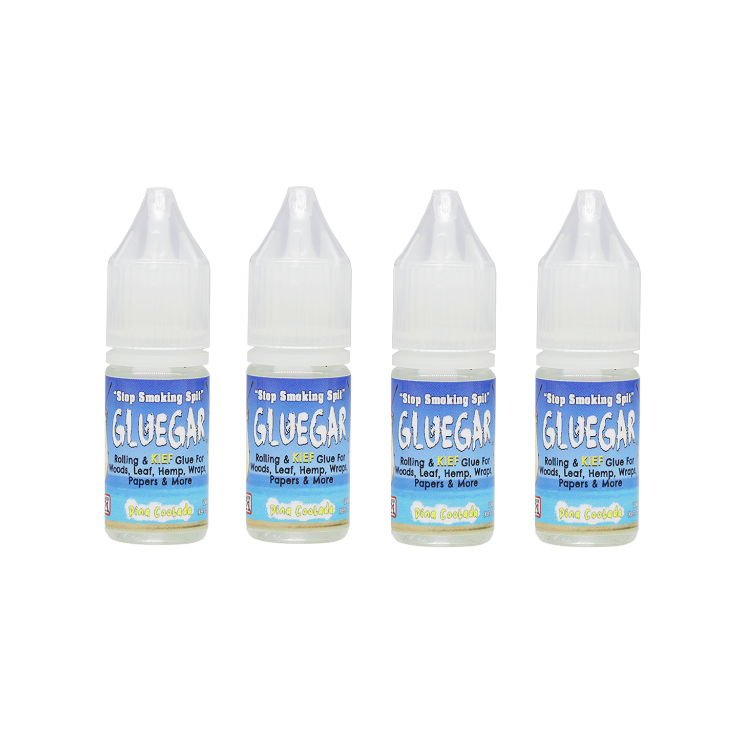 Gluegar 10ml Squeeze Bottle - 4 Packs