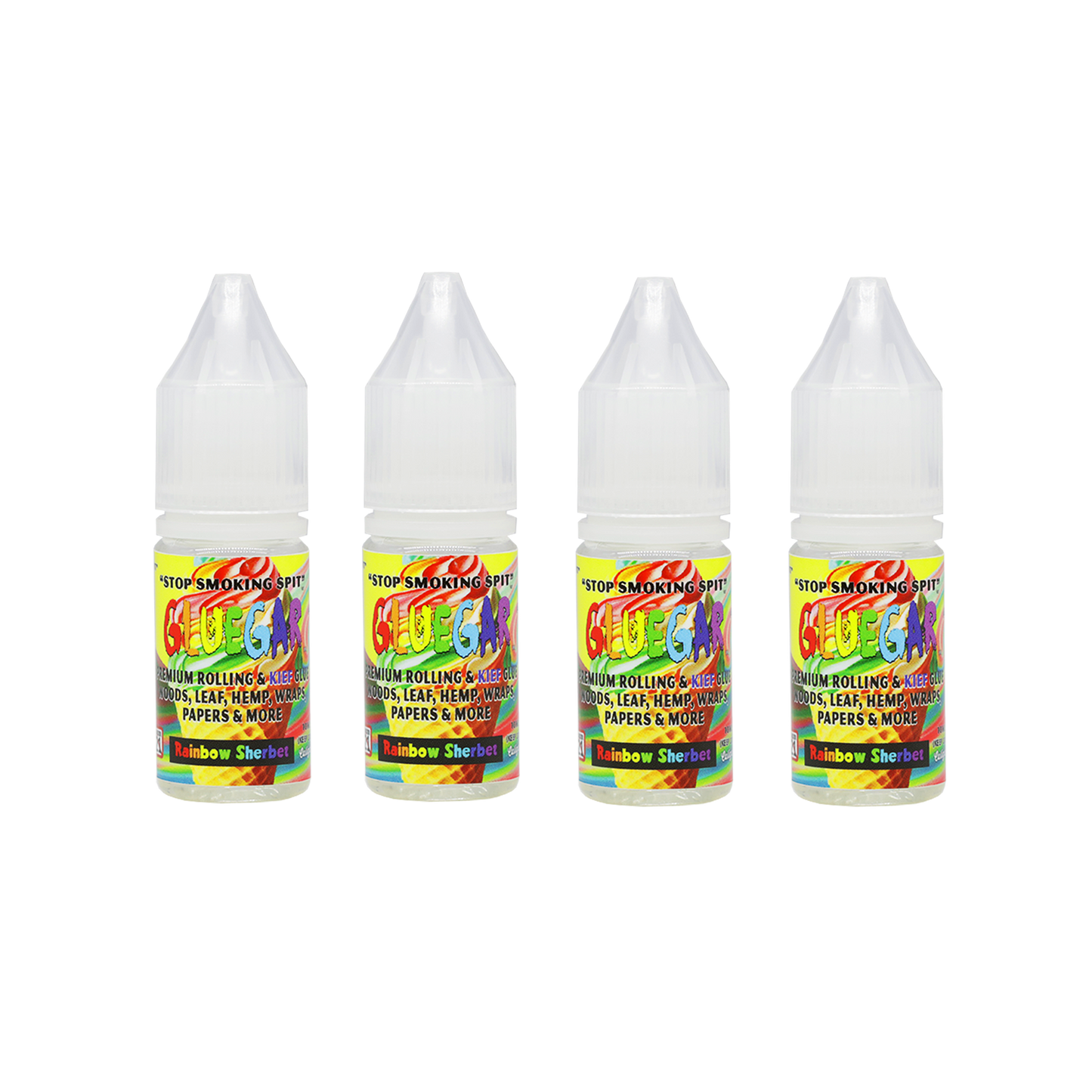 Gluegar 10ml Squeeze Bottle - 4 Packs