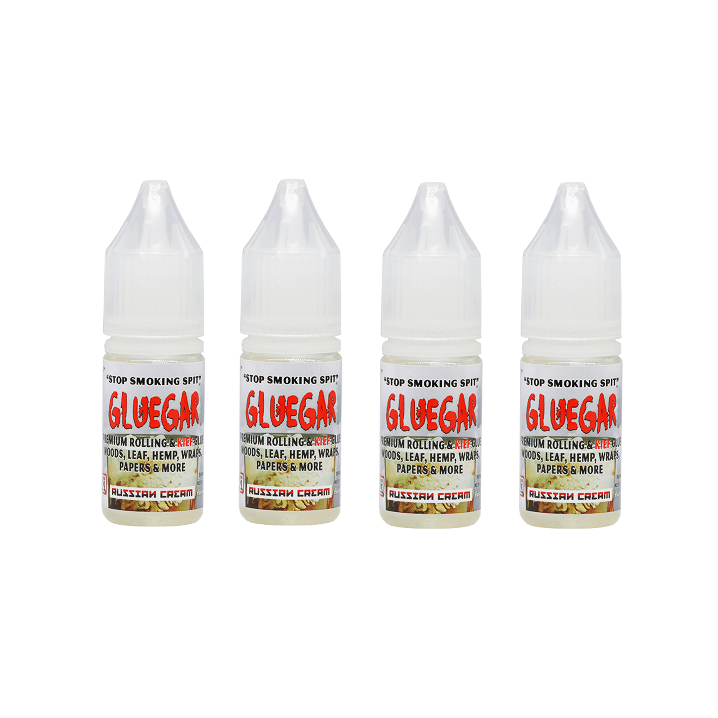 Gluegar 10ml Squeeze Bottle - 4 Packs