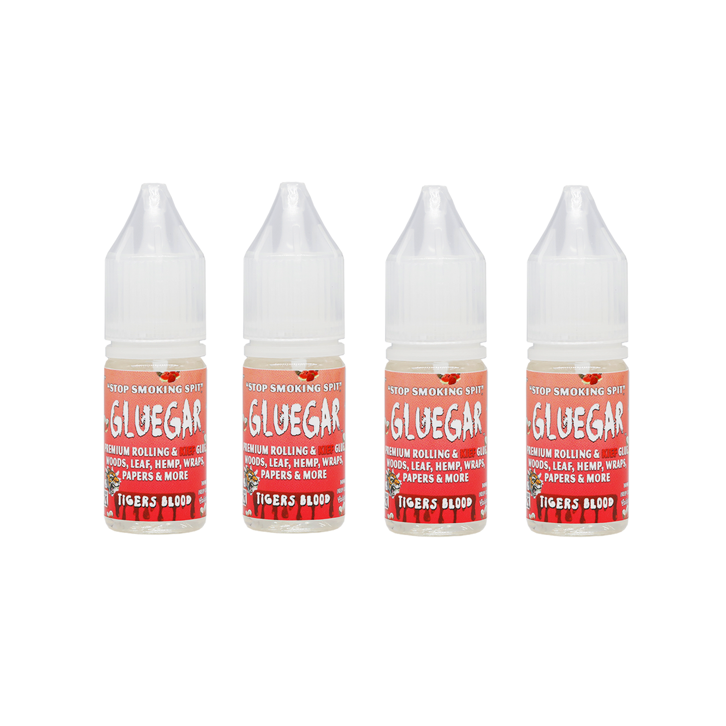 Gluegar 10ml Squeeze Bottle - 4 Packs