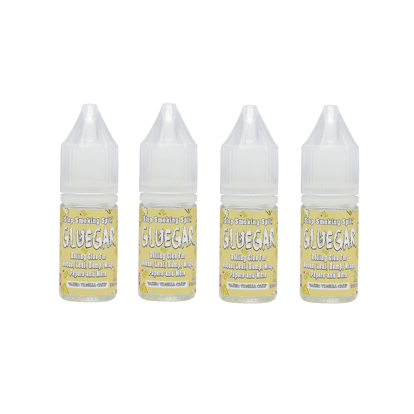 Gluegar 10ml Squeeze Bottle - 4 Packs